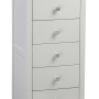 Cotswold Grey Painted 5 Drawer Tallboy
