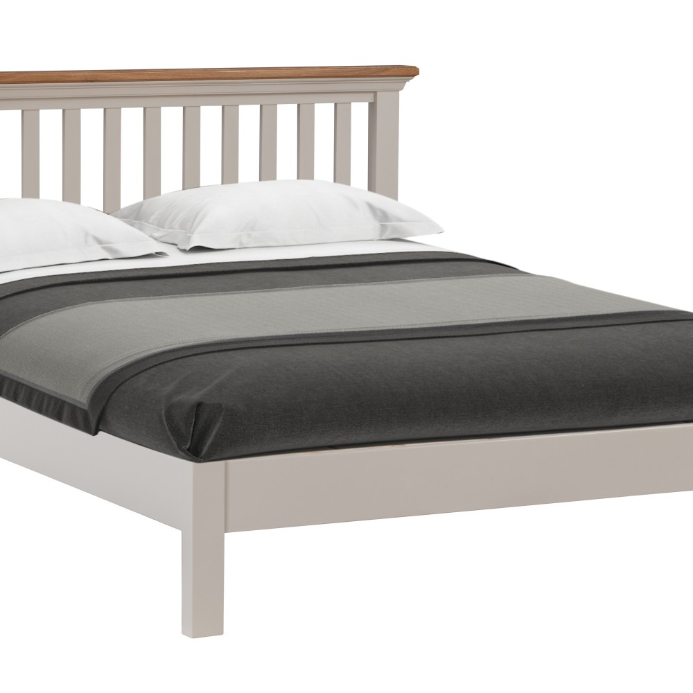 Cotswold Grey Painted Kingsize Bed