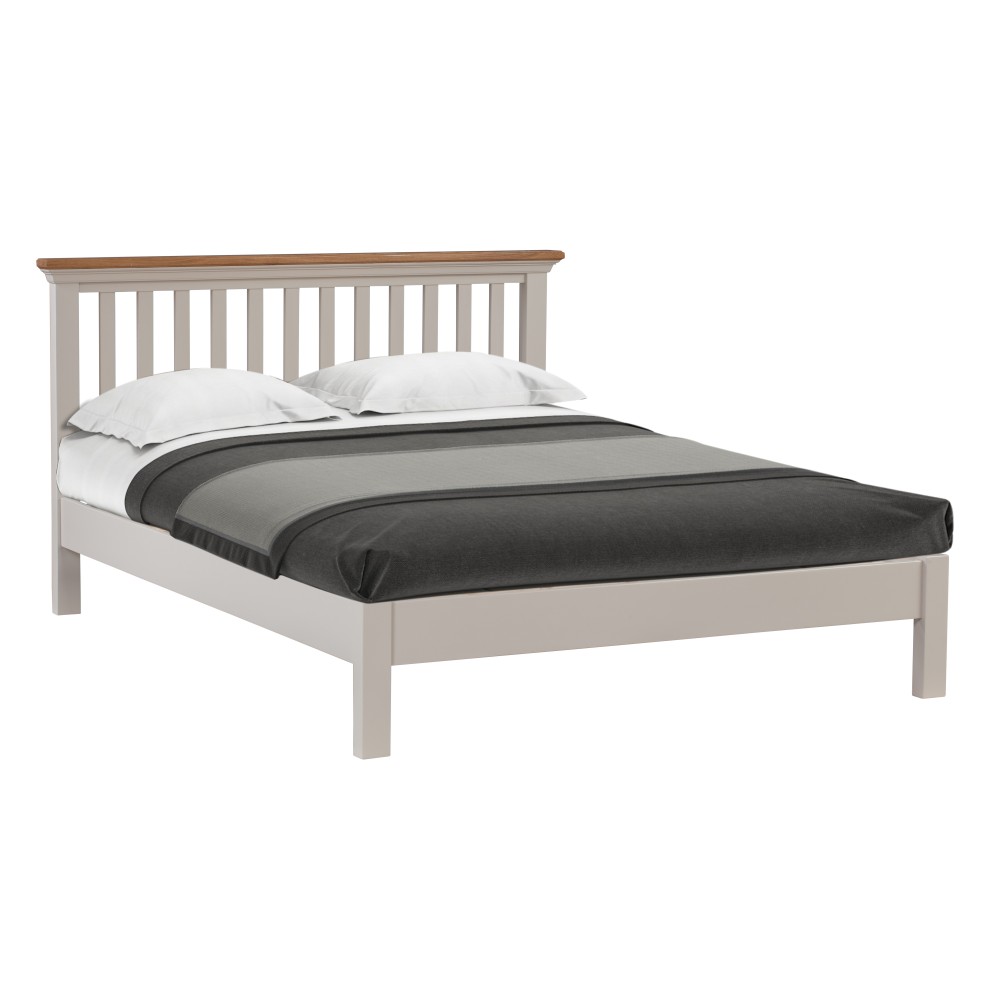 Cotswold Grey Painted Kingsize Bed Cotswold Grey Painted Kingsize Bed