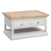 Cotswold Grey Painted 2 Drawer Coffee Table