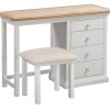 Cotswold Grey Painted Dressing Table with Stool