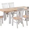 Cotswold Grey Painted Extending Dining Table