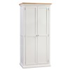 Cotswold Grey Painted Ladies Full Hanging Double Wardrobe