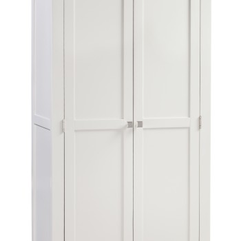 Cotswold Grey Painted Ladies Full Hanging Double Wardrobe