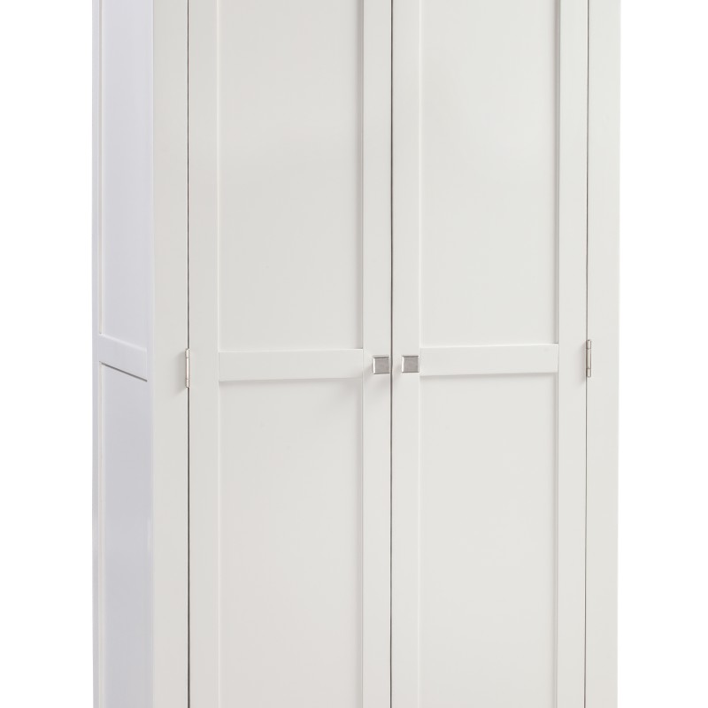 Cotswold Grey Painted Ladies Full Hanging Double Wardrobe