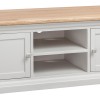 Cotswold Grey Painted Large TV Cabinet