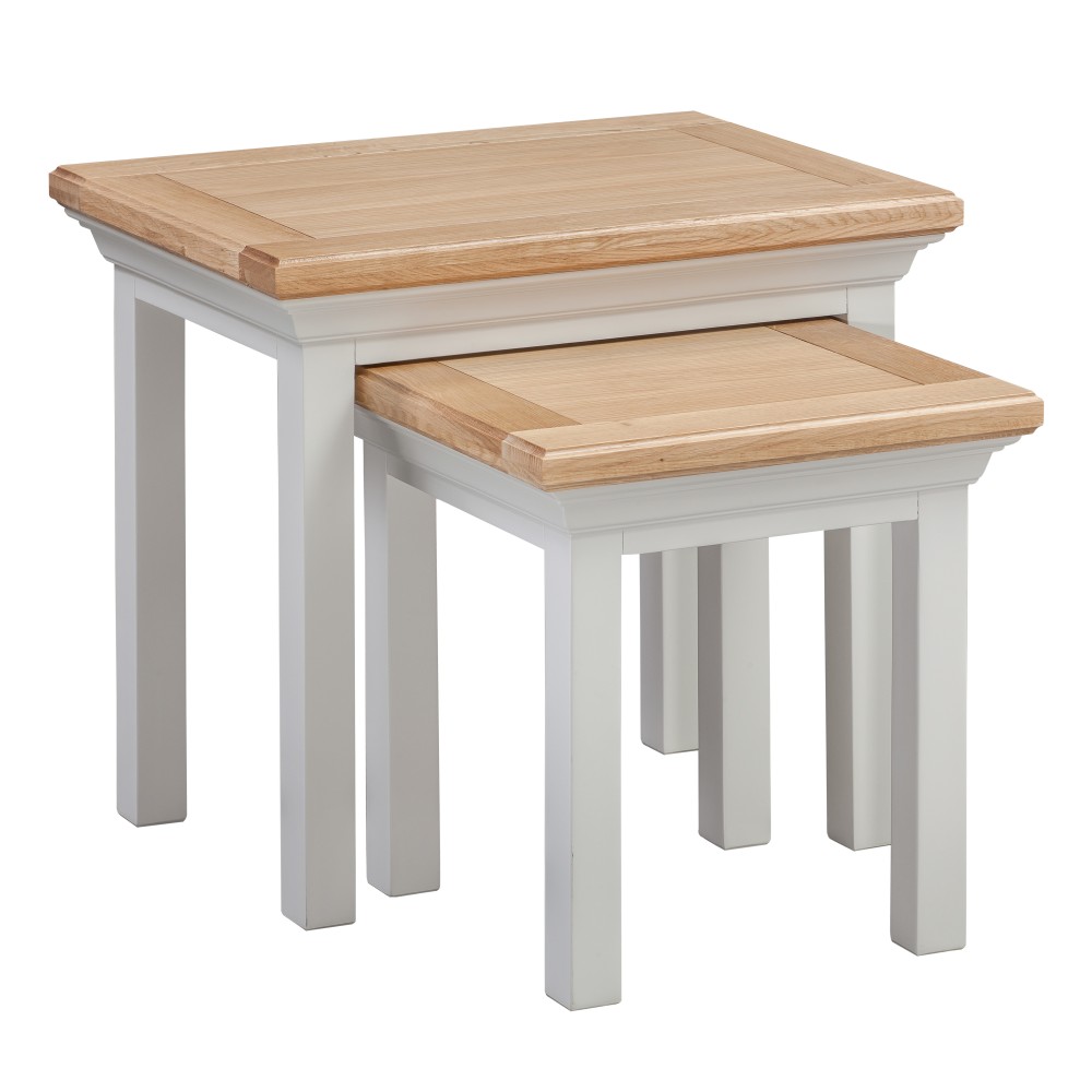 Cotswold Grey Painted Nest of Tables Cotswold Grey Painted Nest of Tables