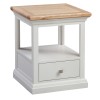 Cotswold Grey Painted 1 Drawer Lamp Table Cotswold Grey Painted 1 Drawer Lamp Table