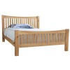 Dorset Oak 5' Kingsize High Foot End Bed