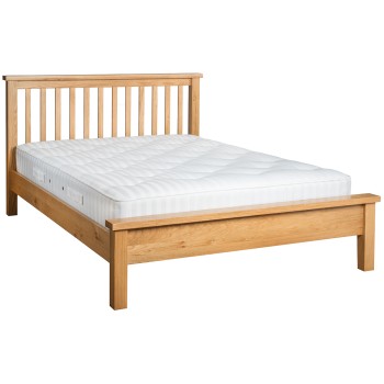 Dorset Oak New Style 5' Kingsize Low Foot End Bed 