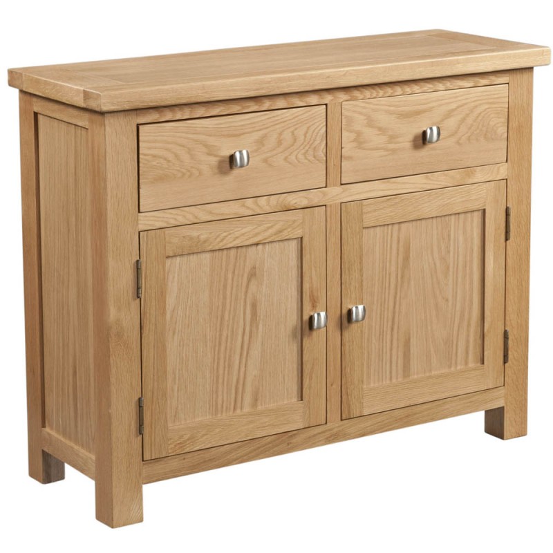 Dorset Oak Deep 2 Door 2 Drawer Sideboard