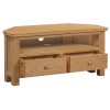 Dorset Oak Large Corner TV Unit
