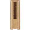 Dorset Oak Glazed Corner Display Cabinet