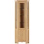Dorset Oak Glazed Corner Display Cabinet