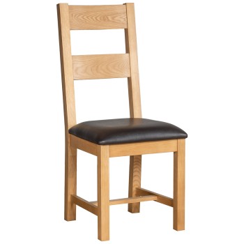 Avon Oak Ladder Back Dining Chair 