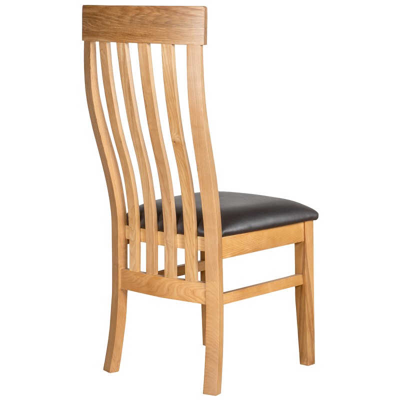 Dorset Oak Slatted Back Dining Chair