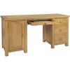 Dorset Oak Double Pedestal Desk