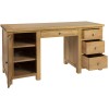 Dorset Oak Double Pedestal Desk