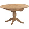 Dorset Oak Round Extending Pedestal Dining Table 