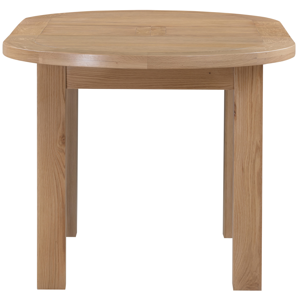 Dorset Oak D-End Extending Dining Table 