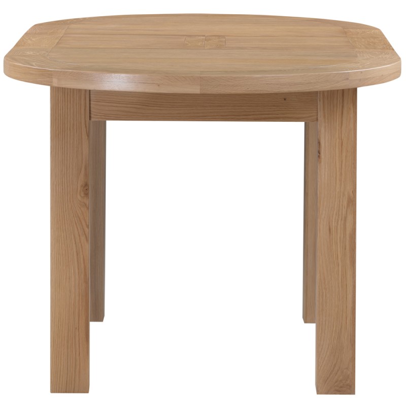 Dorset Oak D-End Extending Dining Table 