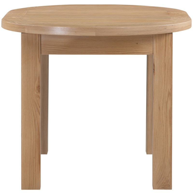 Dorset Oak D-End Extending Dining Table 