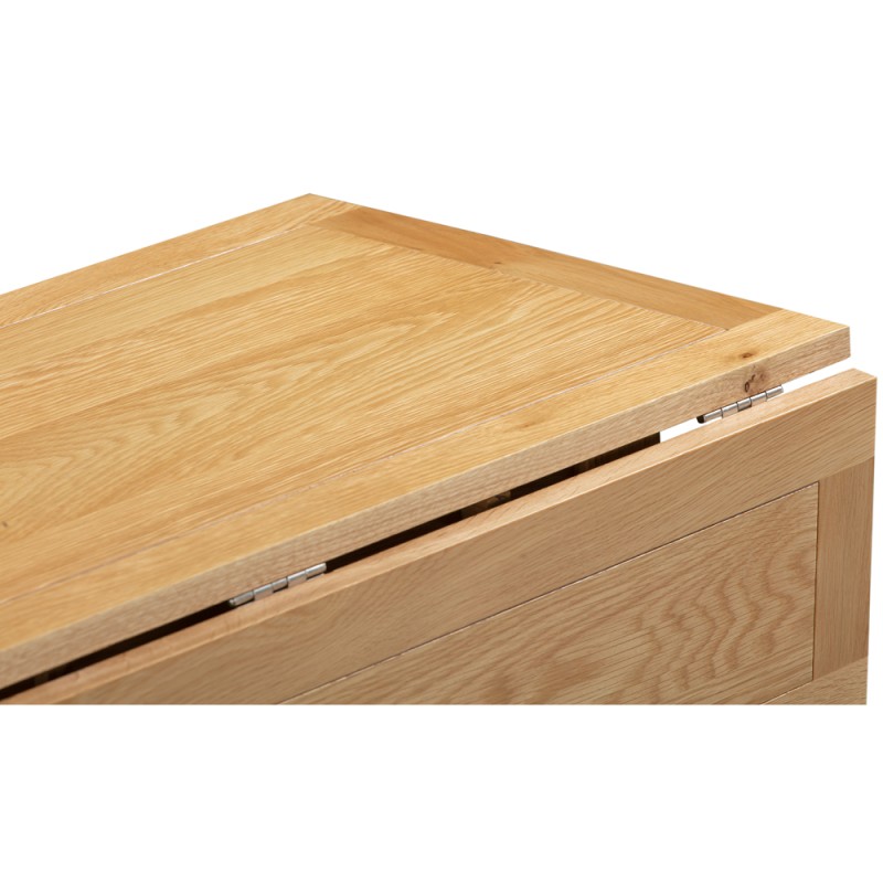 Dorset Oak Square Drop Leaf Dining Table 