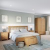 Dorset Oak New Style 5' Kingsize Low Foot End Bed 