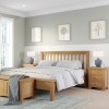 Dorset Oak New Style 5' Kingsize Low Foot End Bed 