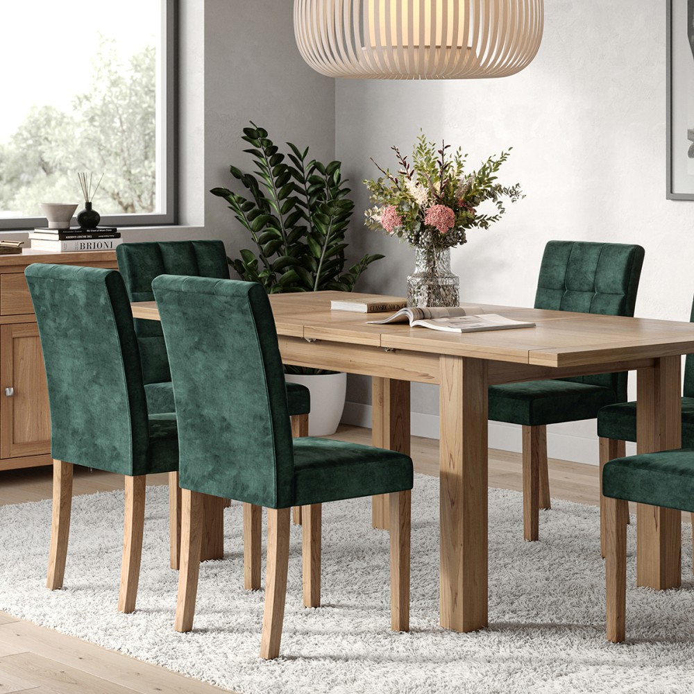 Dorset Oak Medium Extending Dining Table 