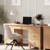 Dorset Oak Double Pedestal Desk