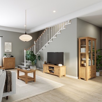 Dorset Oak Large TV Unit