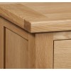 Dorset Oak Double Pedestal Dressing Table with Stool Dorset Oak Double Pedestal Dressing Table with Stool