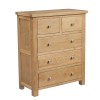 Dorset Oak 2 Over 3 Chest Dorset Oak 2 Over 3 Chest