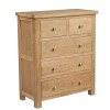 Dorset Oak 2 Over 3 Chest