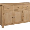 Dorset Oak 3 Door Sideboard