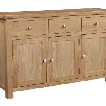 Dorset Oak 3 Door Sideboard