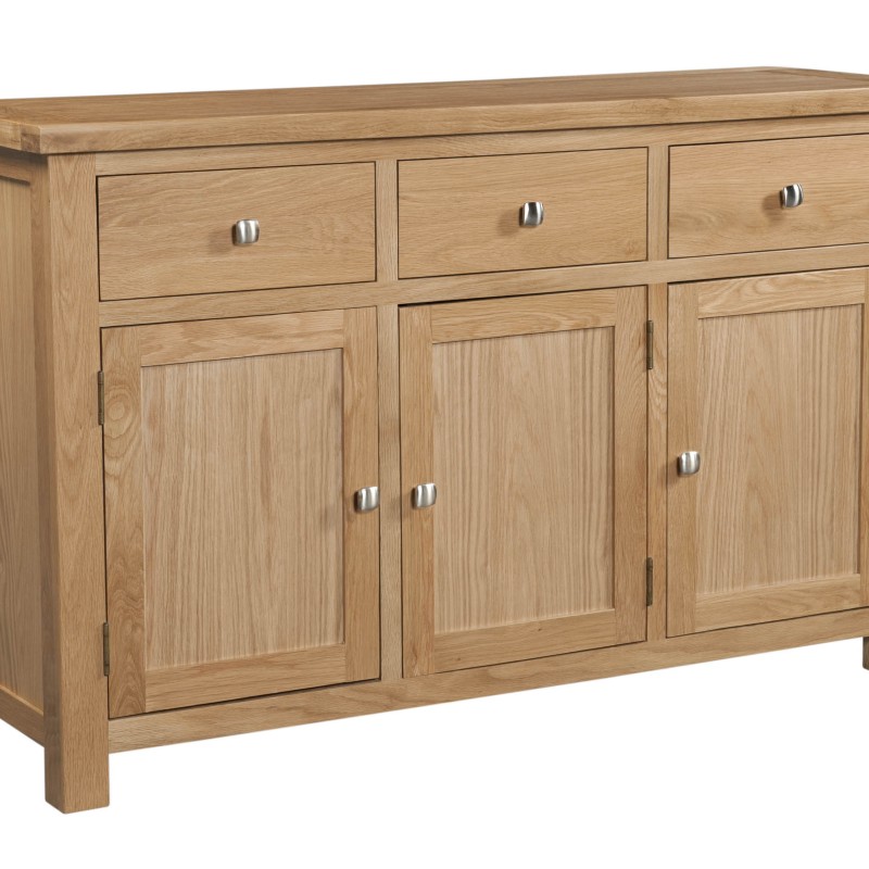 Dorset Oak 3 Door Sideboard