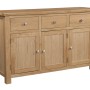 Dorset Oak 3 Door Sideboard