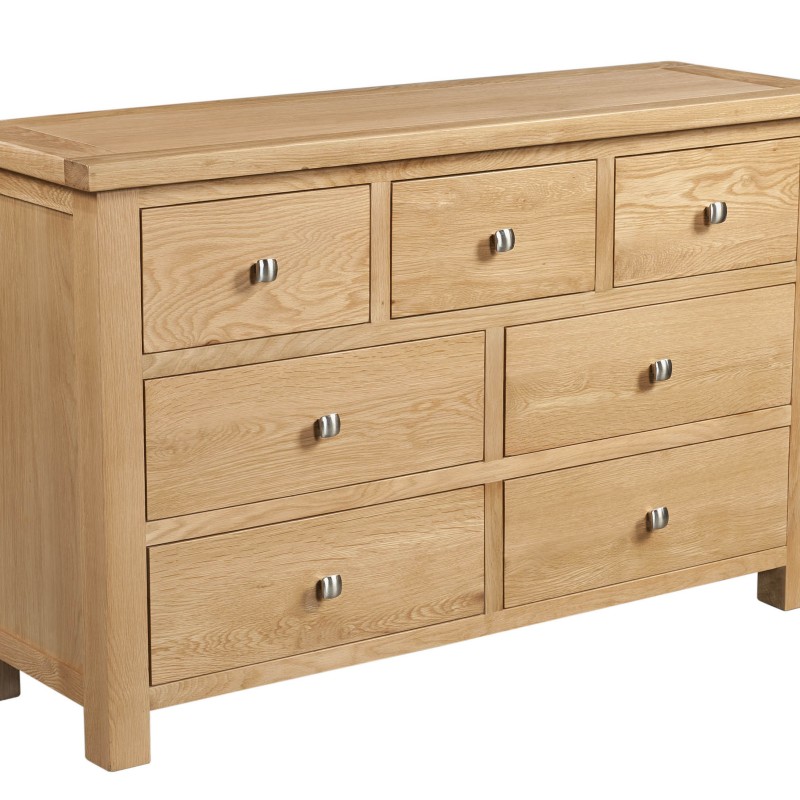 Dorset Oak 3 Over 4 Chest