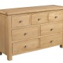 Dorset Oak 3 Over 4 Chest