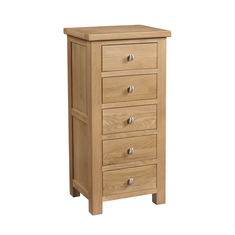 Dorset Oak 5 Drawer Tall Chest Dorset Oak 5 Drawer Tall Chest