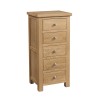 Dorset Oak 5 Drawer Tall Chest Dorset Oak 5 Drawer Tall Chest