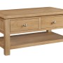 Dorset Oak Coffee Table With 2 Drawers