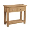 Dorset Oak Console Table with 2 Drawers