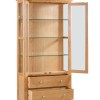 Dorset Oak Glazed Display Cabinet