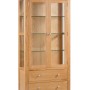 Dorset Oak Glazed Display Cabinet