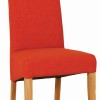 Dorset Oak Fabric Chair - Dark Orange