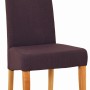 Dorset Oak Fabric Chair - Mauve