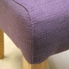 Dorset Oak Fabric Chair - Mauve